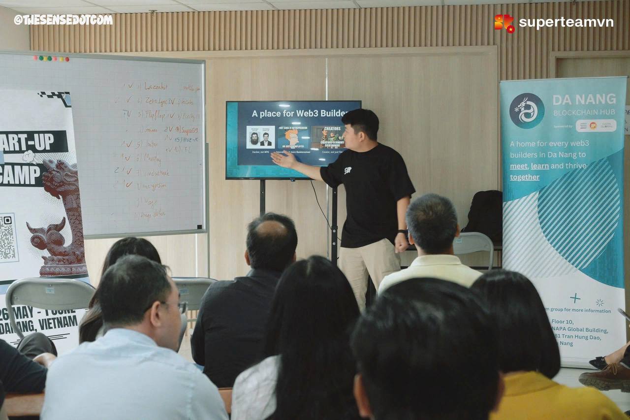 Workshop participants learning about Solana development